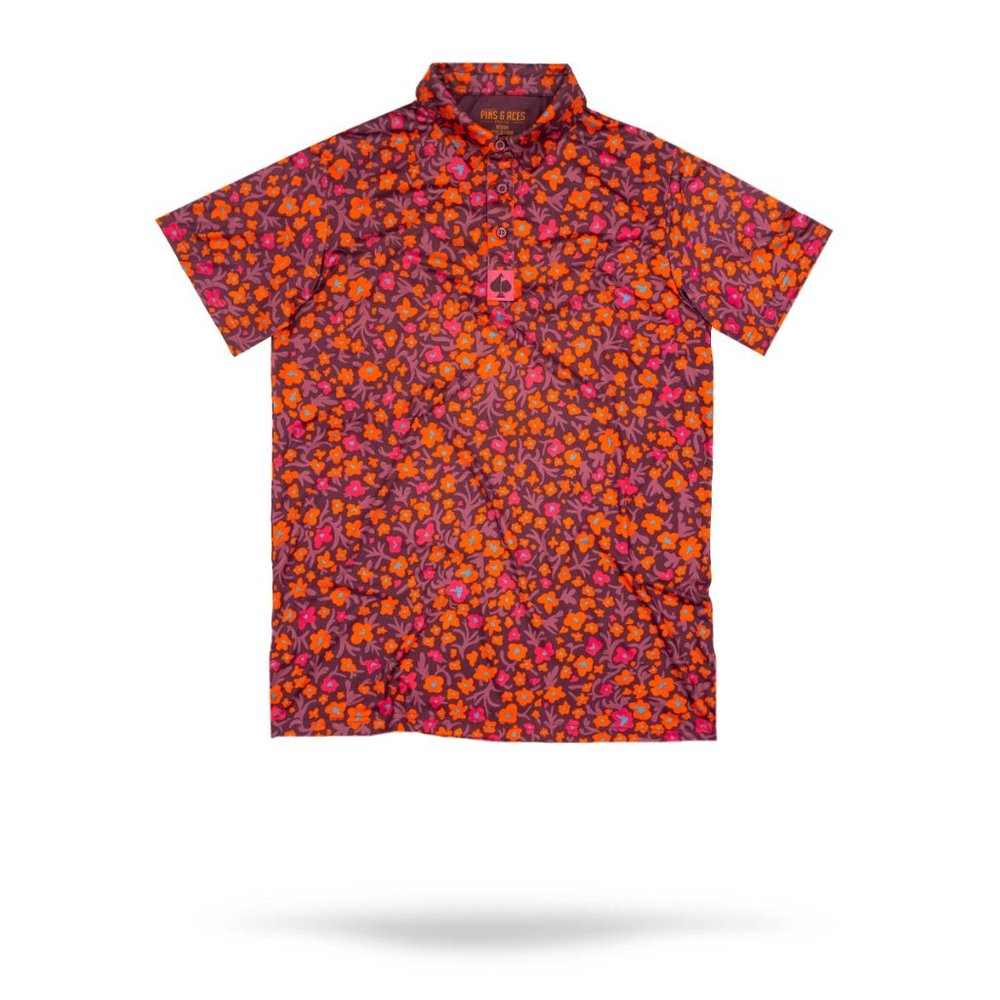 Pins & Aces Rose Flower Power